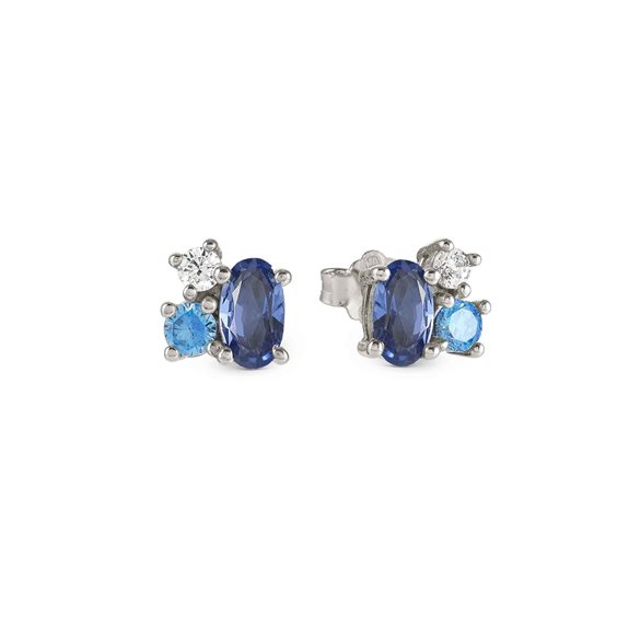 Orecchini Nomination Donna Mosaica in Argento Zircone 241606/010 - 241606/010
